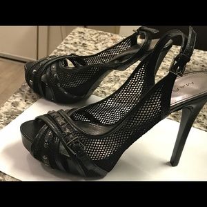 High heel platform sandals